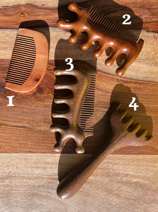 Natural Wood Combs